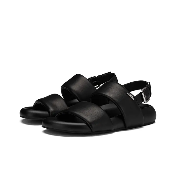 ZSBELLA Strap Sandals 3.5cm Women's Gray Black-7