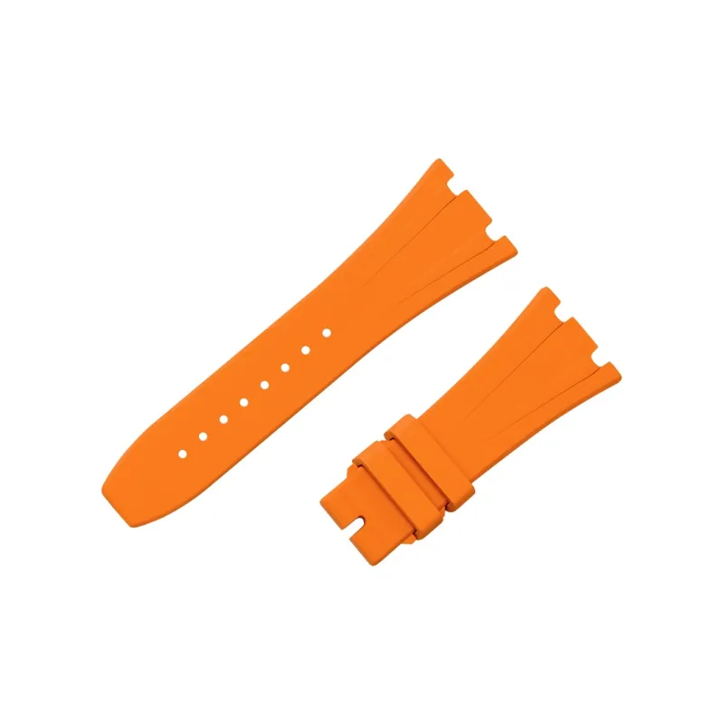VAGENARI Fluoroelastomer Watch Band Compatibility For Audemars Piguet Royal Oak 39mm 26120 Or Unisex-3