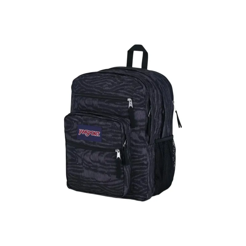 JanSport Polyester Backpack Large Size Unisex Black & Gray-1