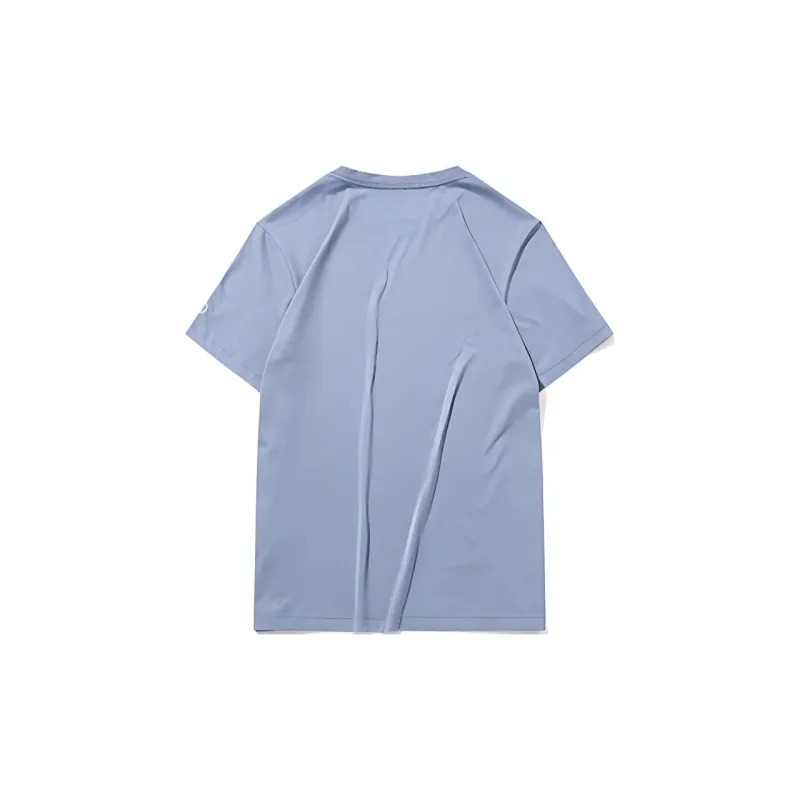 QIAODAN T Shirt Unisex Powder Blue-1