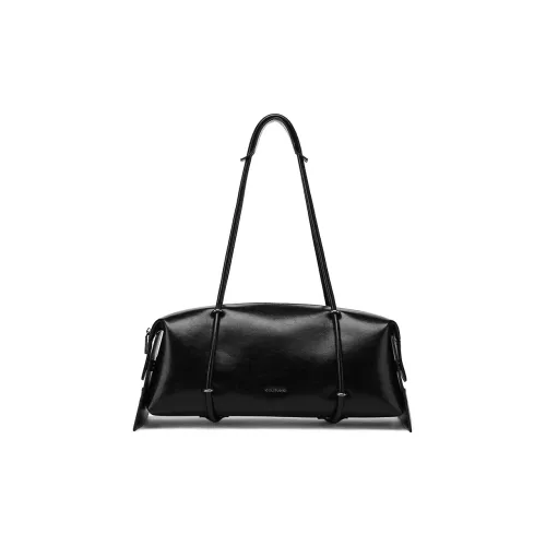 Tanita West Shoulder Bags Black Black - Cow Leather