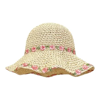 Lanza Straw Woven Sun Protection Hats Women's