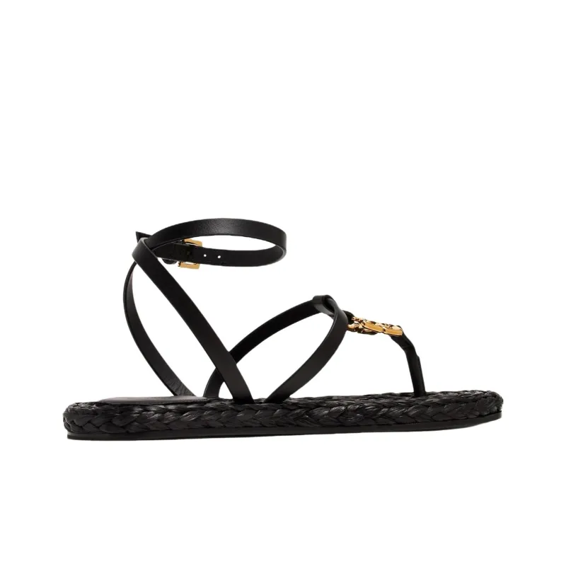 GIVENCHY 4G Liquid Strap Sandals Women's Black-1