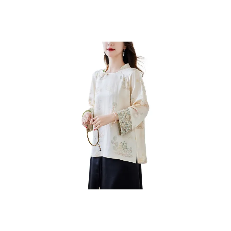 To The West Shirt Women's Champagne Gold-1