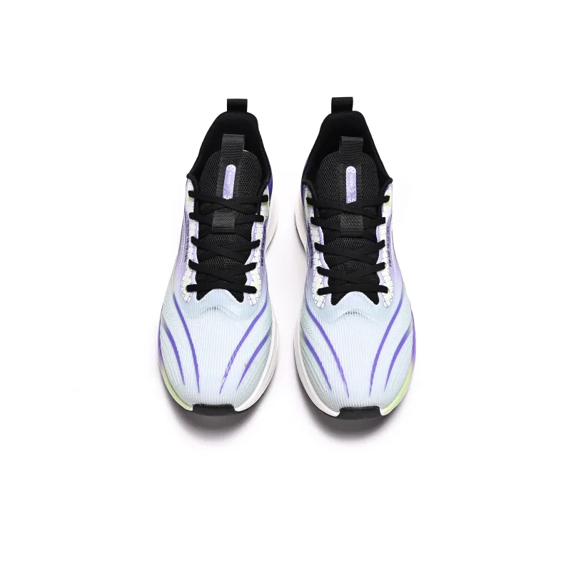 HERR TIGER Cushioning Anti-Slip And Wear-Resistant Breathable Rebound Low-Top Running Shoes Men's Cut-Out White Orange-3