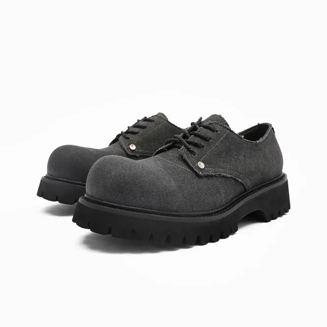 RZAAZ Men's Casual Shoes Men Low Top Gray/Black/White-2