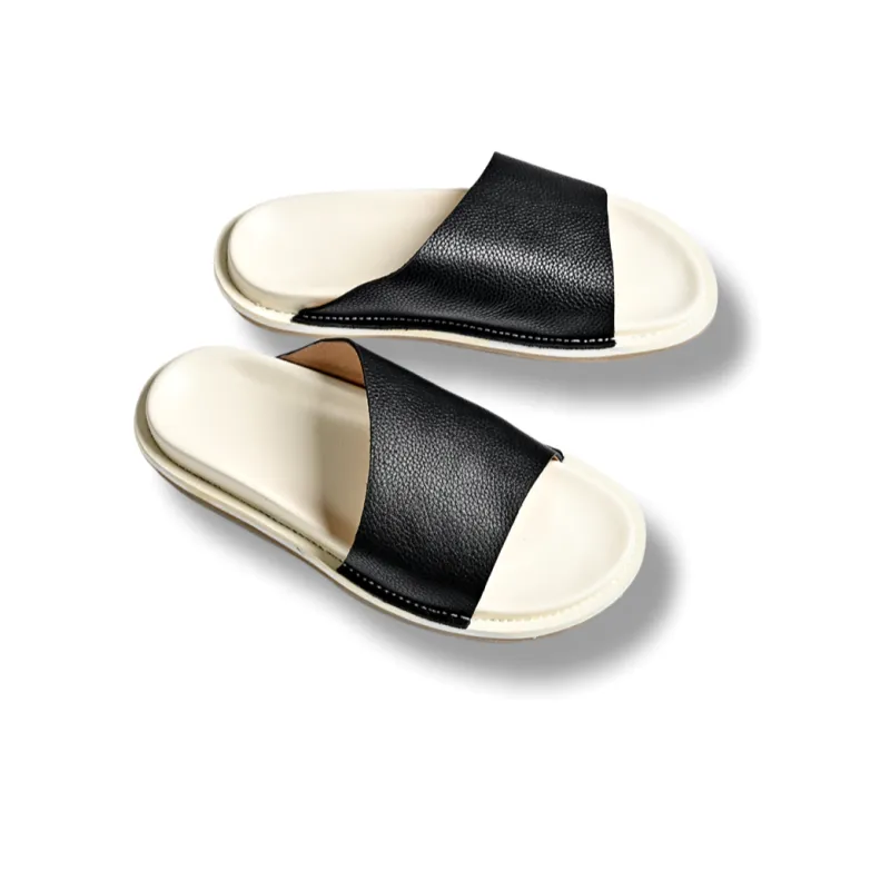 Brounvanm Rubber Sole Slip-Resistant Slide Slippers Men's-5