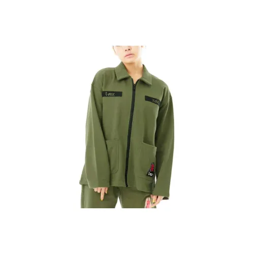 X-girl Jacket Unisex Olive