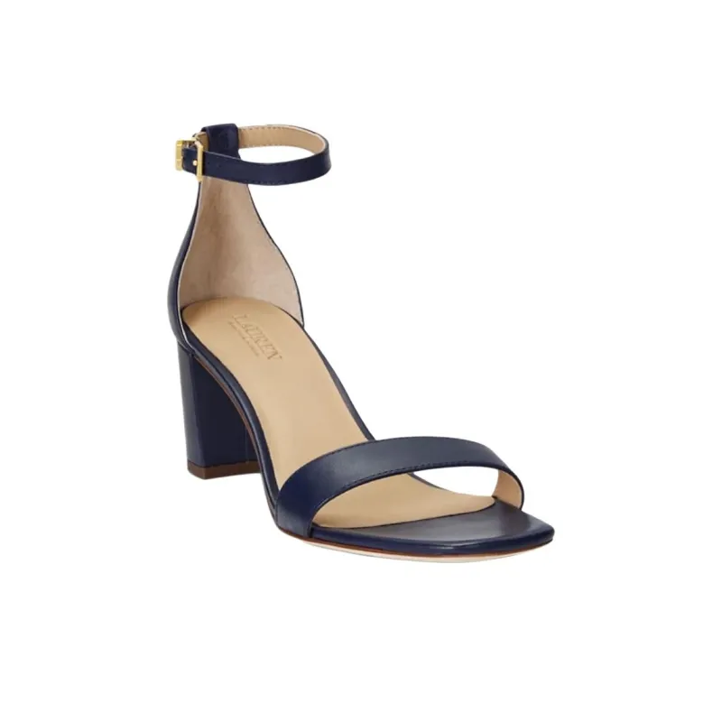 LAUREN RALPH LAUREN Logan Strap Sandals 6cm Women's Blue-2
