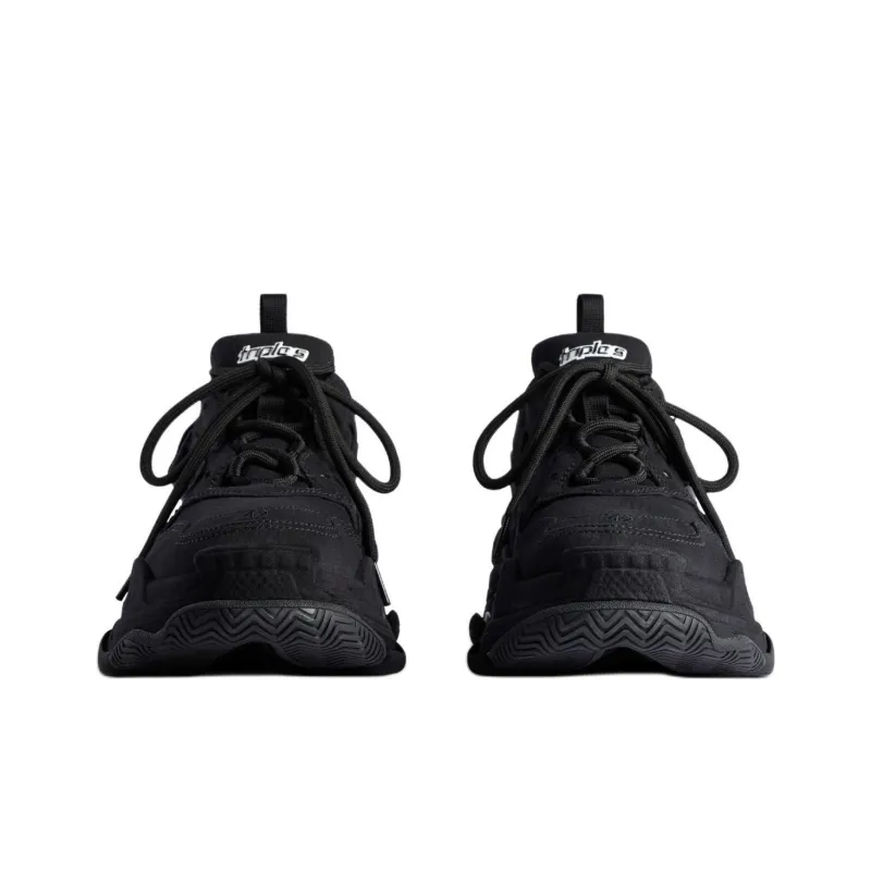 Balenciaga Ginza Triple S Sneakers 'Black'-3