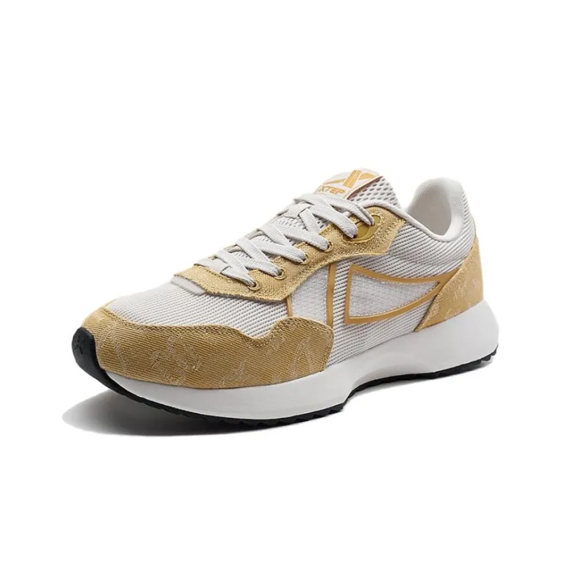XTEP Trace Shadow 5.0 Wear resistant And Lightweight Low Top Casual Shoes Men's Yellow Gray-1