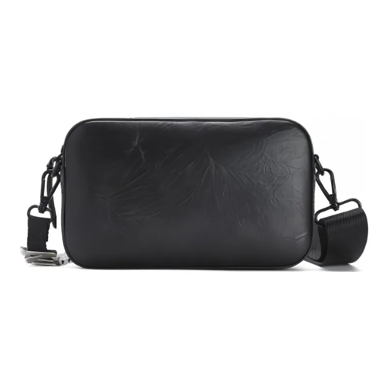 FILA FUSION Polyurethane Camera Bag, Crossbody Bag Unisex Pitch Black-3