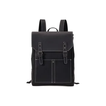 TTaG．baG PU Backpack Men's Black