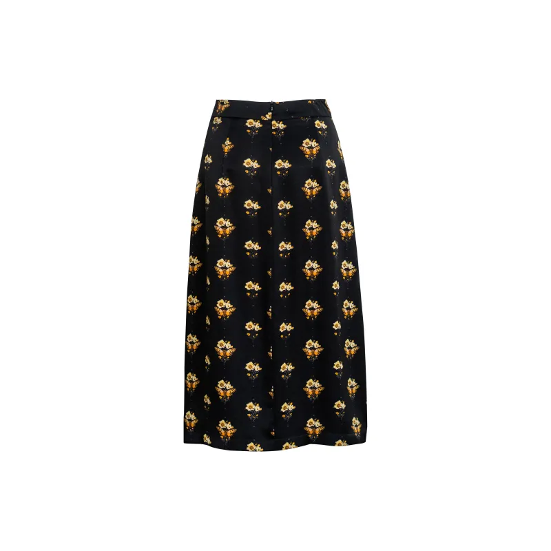 ROEYSHOUSE Casual Long Skirt Women's Multicolor-1