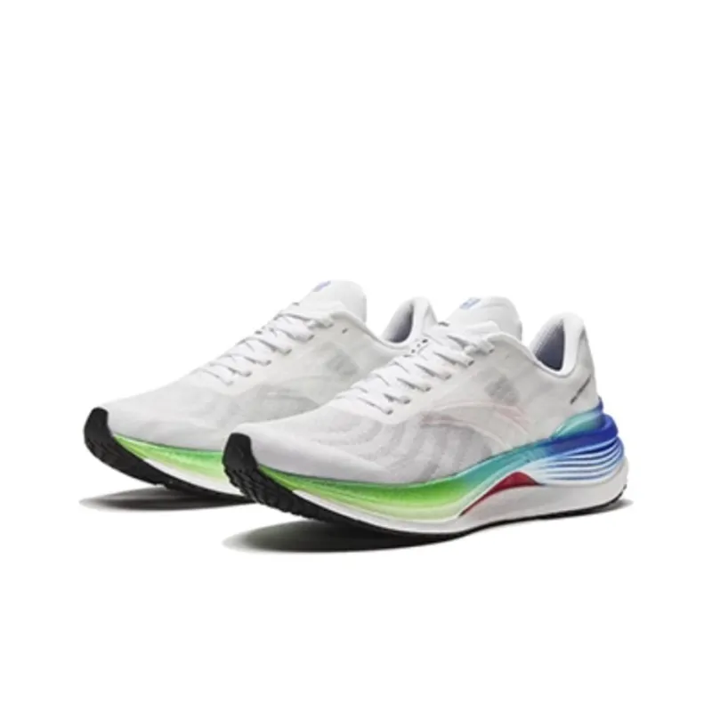 Anta Champion 3rd Gen PRO Cushioned Wear Resistant Breathable Low Top Running Shoes Men's Papyrus White-1