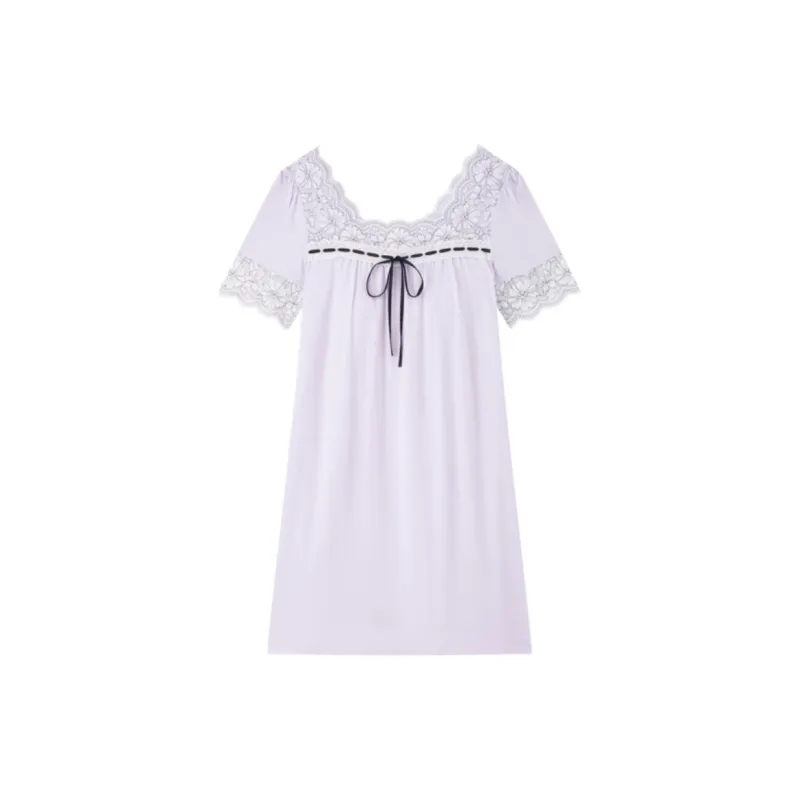 Yiner Life New Arrival Mid Length Cup Nightgown Women's-1