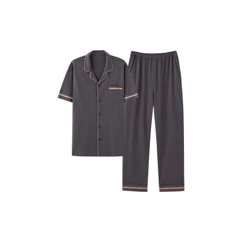 MIIOW Pajama Set Men's Dark Gray