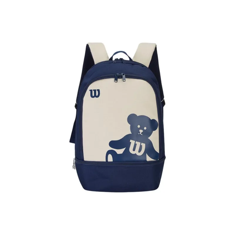 Wilson Badminton Racket Bags 1 Pc Backpack Blue White Unisex-0