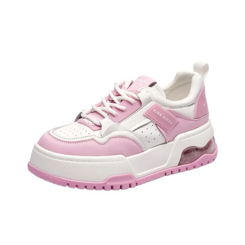 Kiss Kitty Anti-Slip Wear-Resistant Low-Top Skateboard Shoes Women's-6