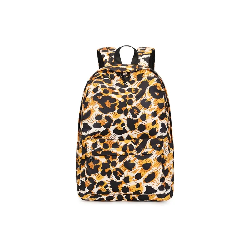 TTaG．baG Polyester Backpack Women's White/Black Gold-7