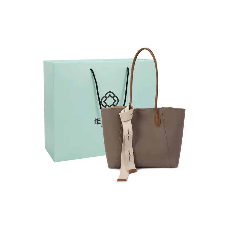 VENOF Soft Leather Tote Bag, Shopping Bag, Handbag, Shoulder Bag Women's Multicolor-24