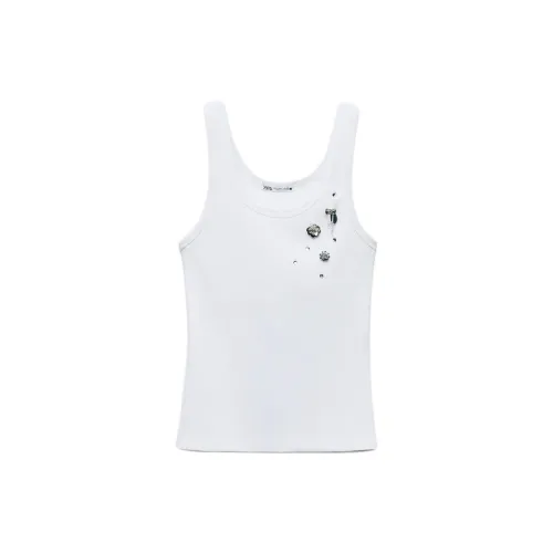 ZARA T-Shirts Women's White