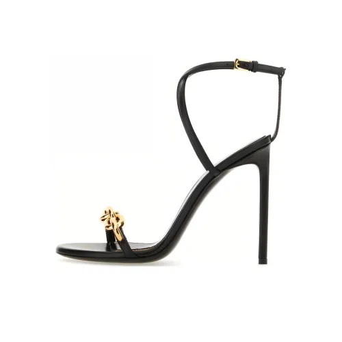 TOM FORD Chain 105mm Leather Sandals