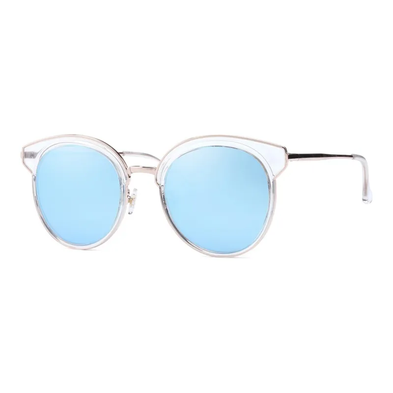 Cornstone Alloy TR/Memory Plastic Round Sunglasses Unisex-3