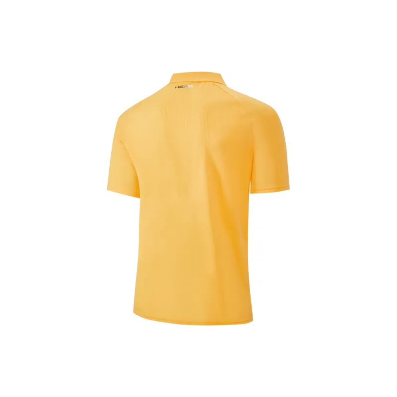 HEAD Polo Shirt Men's Rising Sun Yellow-1
