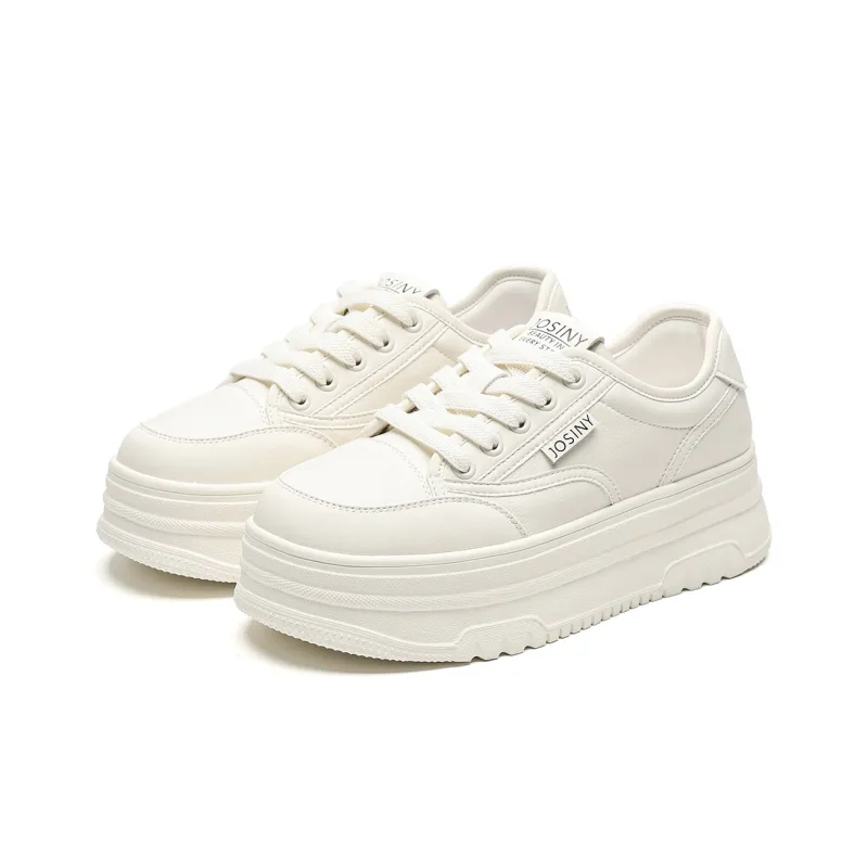 JOSINY Height Increasing Slip-Resistant Low-Top Skateboard Shoes Women's-2