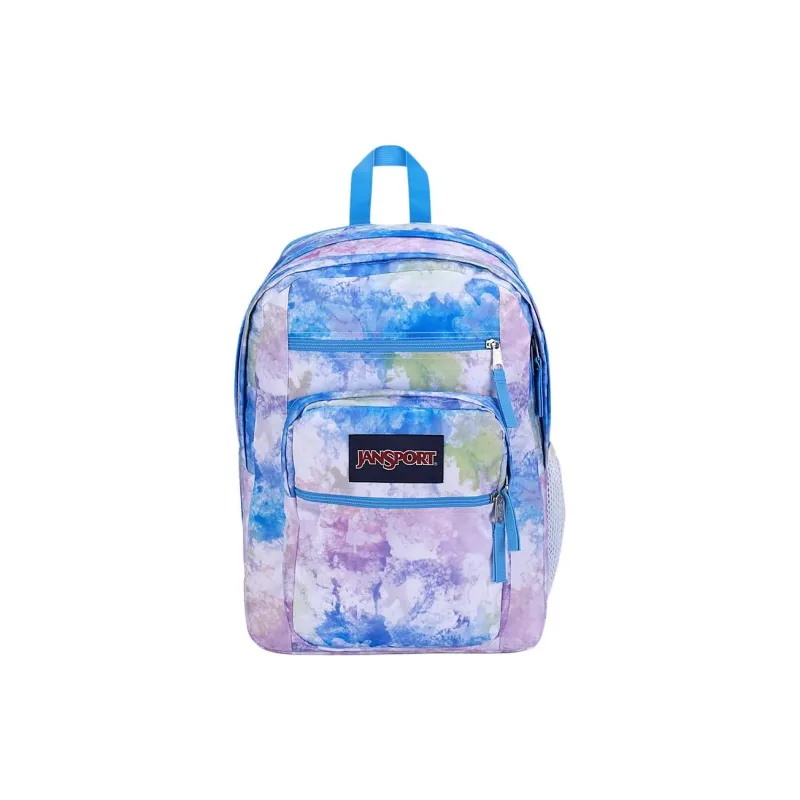 JanSport Polyester Backpack Large Size Unisex Blue Purple-0