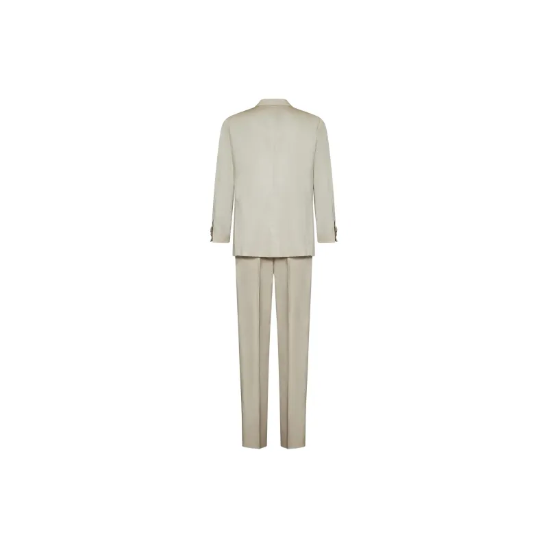KITON SS24 Business Suits Men's Beige-1