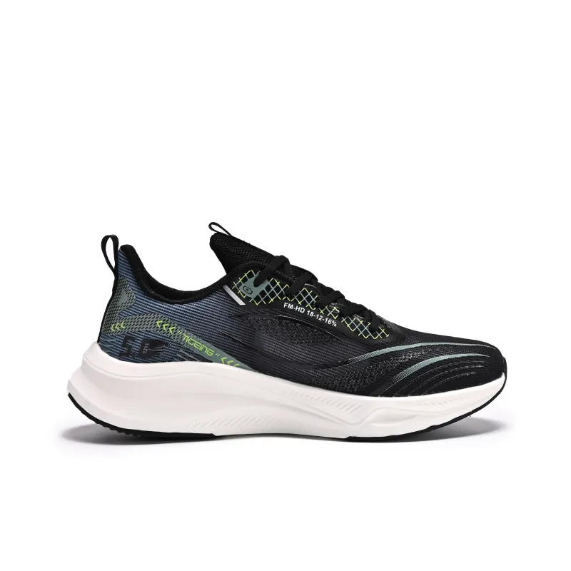 HERR TIGER Cushioning Anti-Slip And Wear-Resistant Breathable Rebound Low-Top Running Shoes Men's Cut-Out White Orange-15