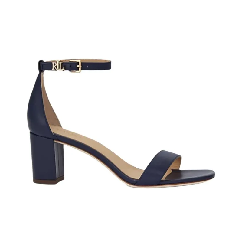 LAUREN RALPH LAUREN Logan Strap Sandals 6cm Women's Blue-1