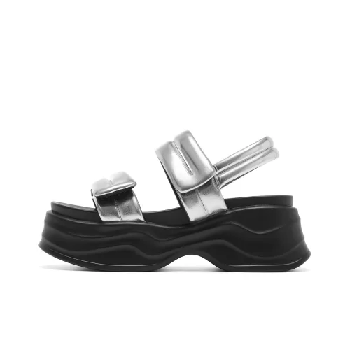 C°BANNER Beach Sandals Women's Silver