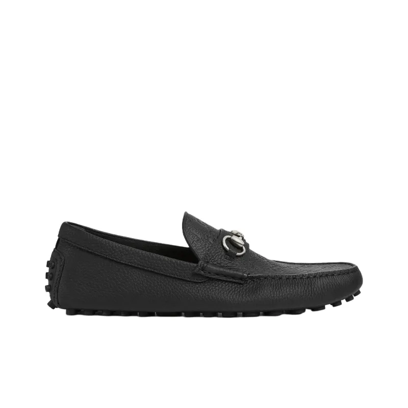 GUCCI DRIVER Gommino Loafers Men's Black-1