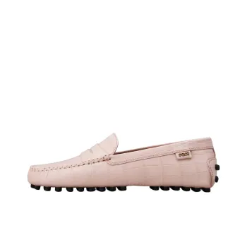 TOD'S Gommino Embossed Slip On Loafers Women's