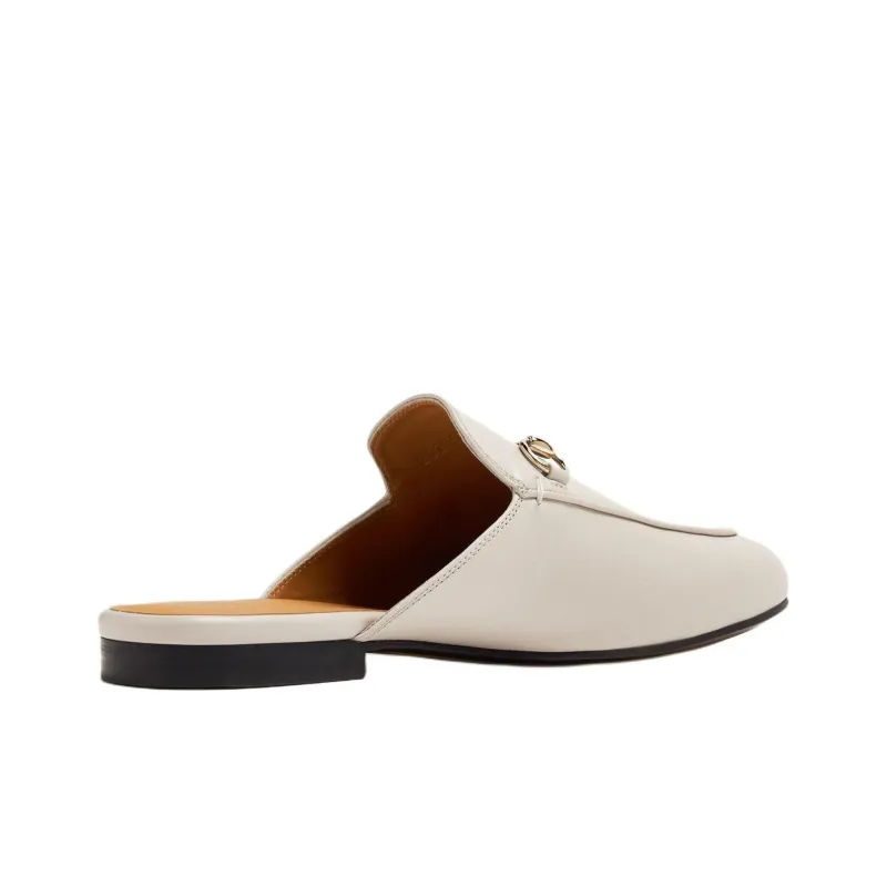 GUCCI Princetown Wrap toe Slippers Women's Ecru-3