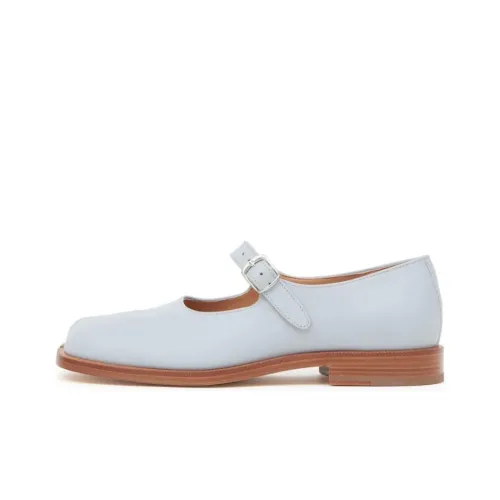 Maison Margiela Tabi Leather Mary Jane Shoes