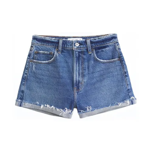 Abercrombie＆Fitch Denim Shorts Women's Blue