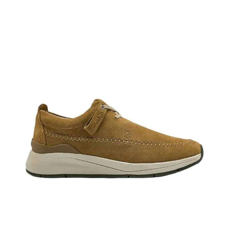 Clarks Slip Resistant And Breathable Low Top Casual Shoes Men's Brown-1