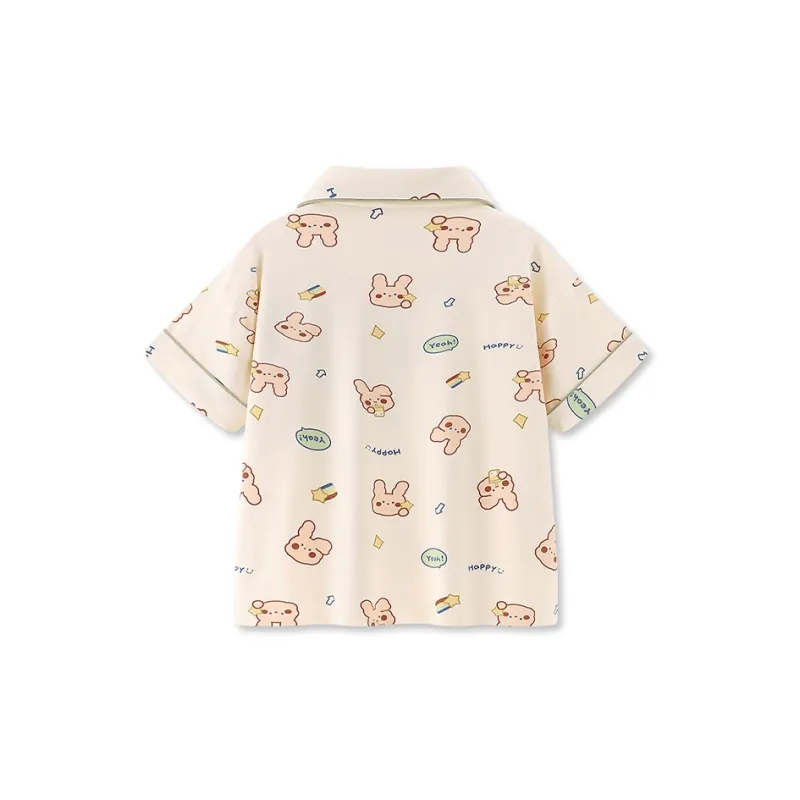 Beast's Secret Pajama Set Women's Cream White-2