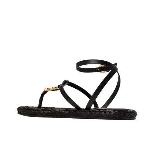 GIVENCHY 4G Liquid Strap Sandals Women's Black