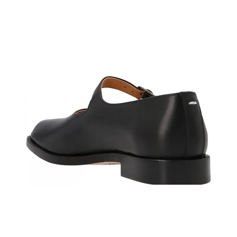 Maison Margiela Tabi Leather Mary Jane Pumps-3