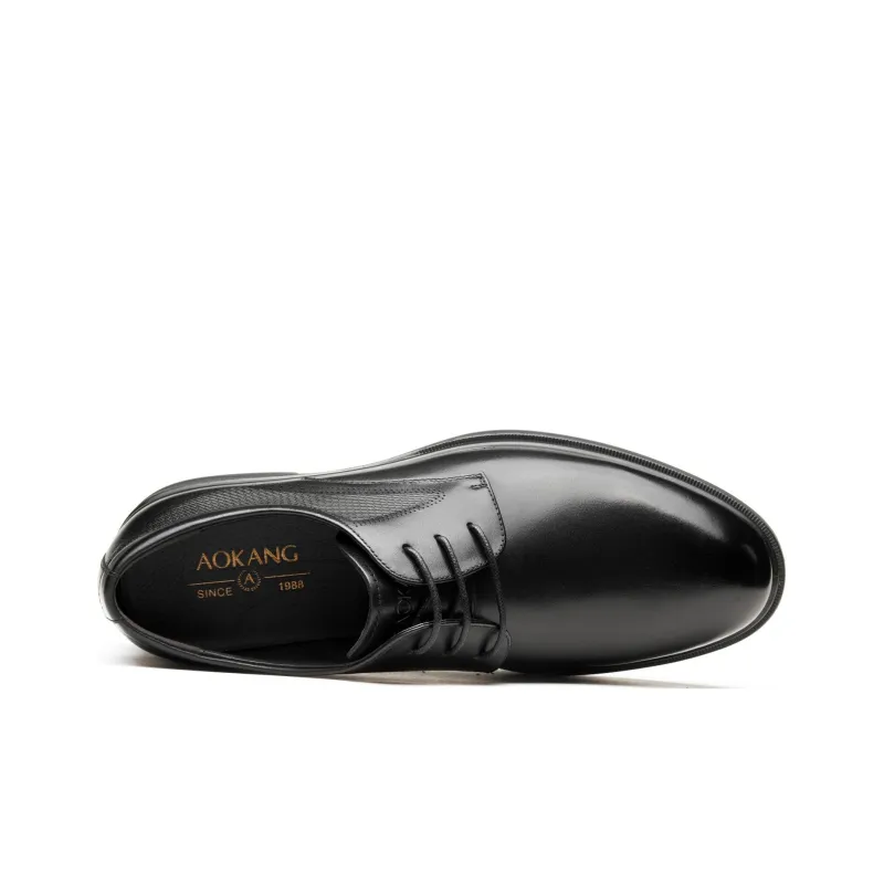 AOKANG Dress Shoes Men Low Top None-2