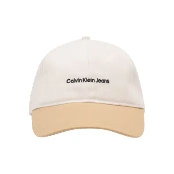 CALVIN KLEIN Polyester Baseball Caps Men's Cow Ivory