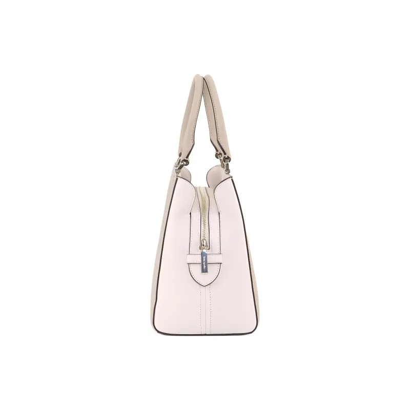 Kate Spade Litchi Grain Leather Handbag Shoulder Bag Crossbody Bag Medium Size Women's Beige-2