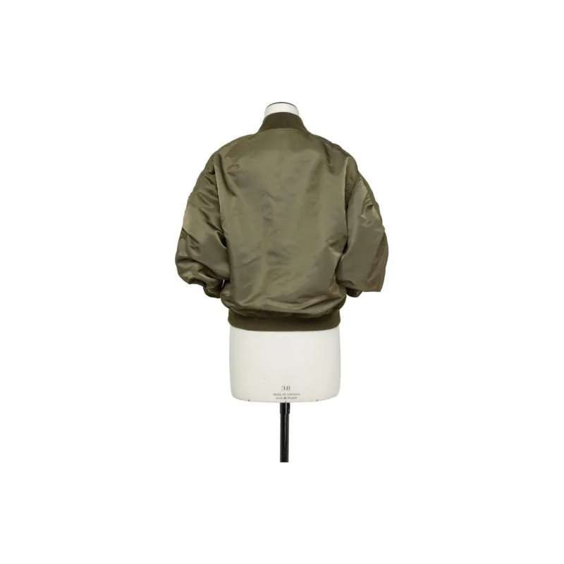 Sacai SS24 Puffer Jacket Women's Olive-1