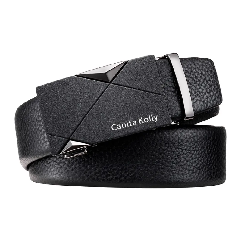 Canita Kolly Business, Formal Business Suit, Comfortable, Elegant Cow Leather Belts Men's Width  3.5cm-1