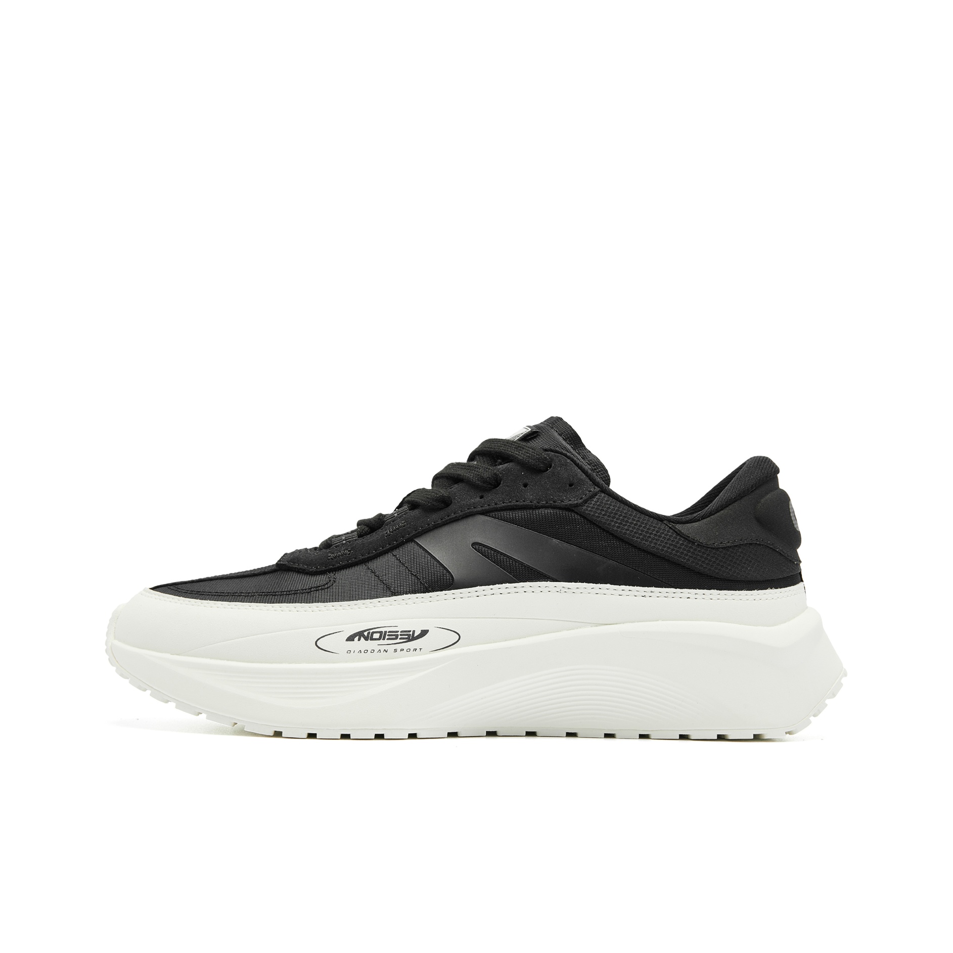 12345 Low-Top Casual Shoes Men's Black EU 41 - POIZON